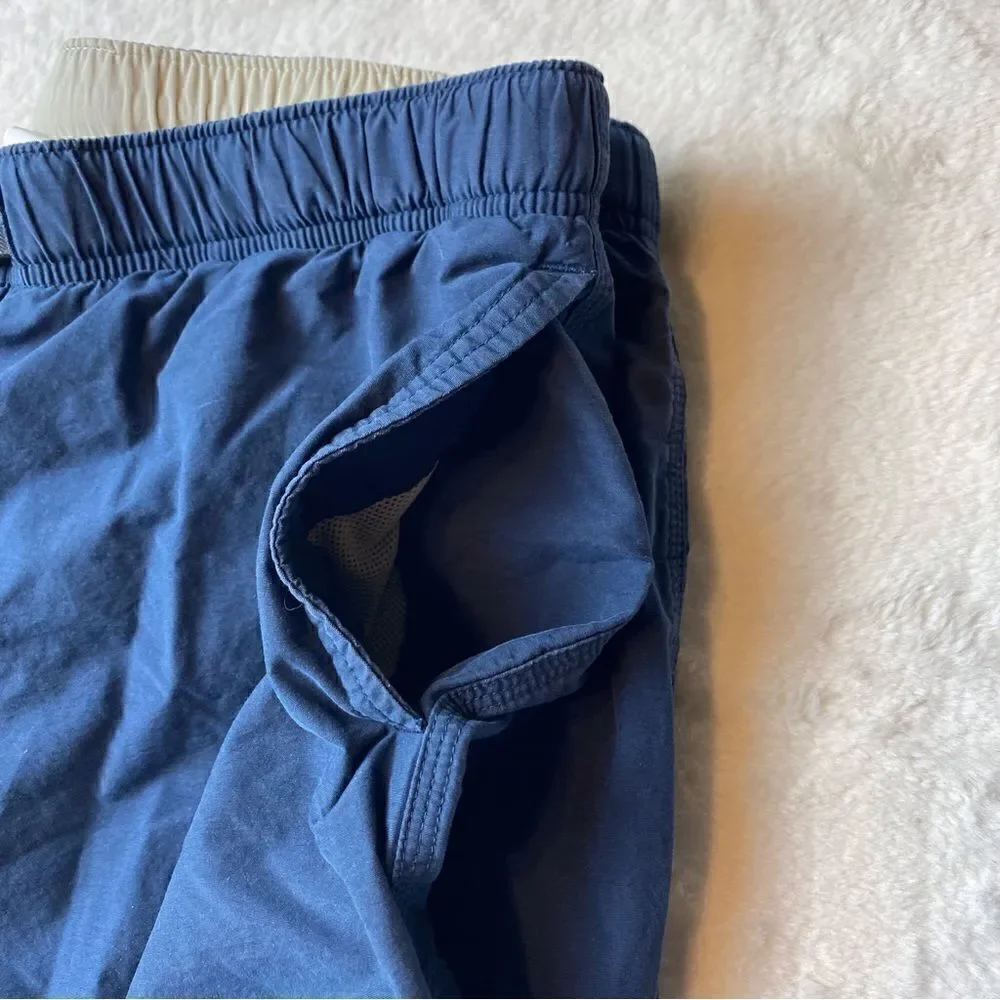 Columbia Blue Cargo Swim Trunks Size Large